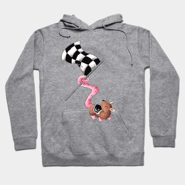 Retired Racer Hoodie by KristenOKeefeArt